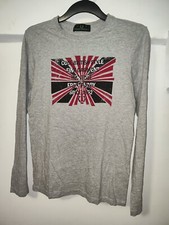 T-shirt homme Fred Perry à manches longues en coton taille S