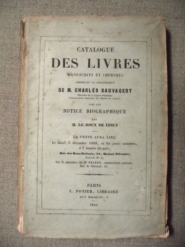 Catalogue vente livres - vente,