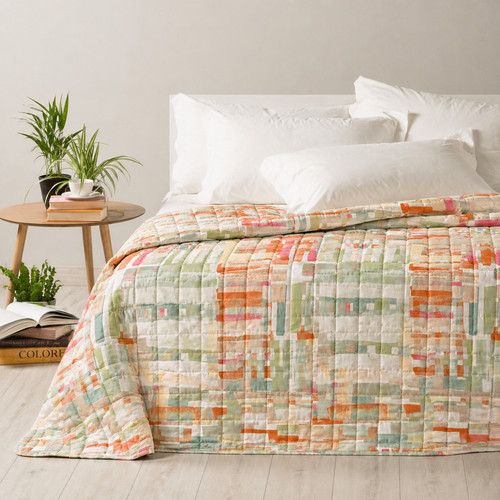Couvre lit double matelassé - double,