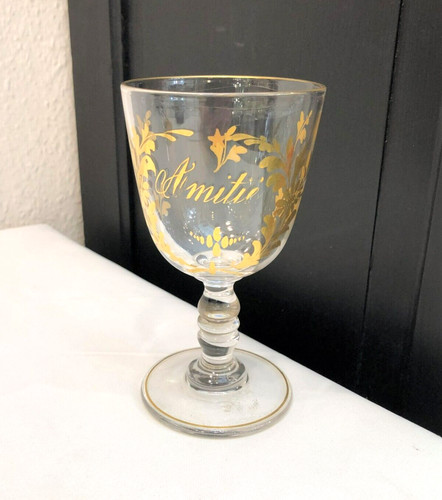 Ancien verre cristal - cristal, baccarat