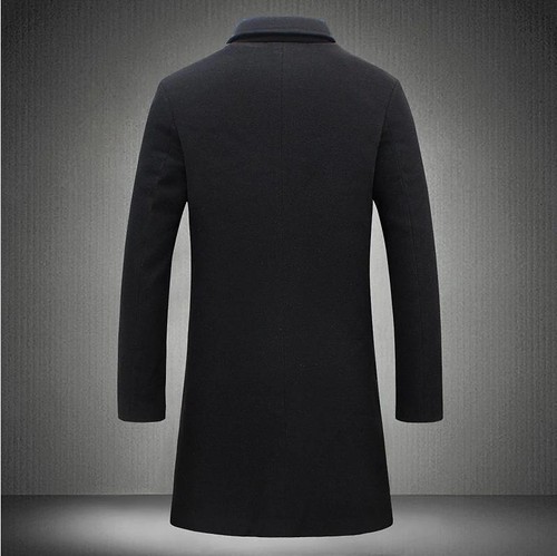 Men mid length trench - trench, |