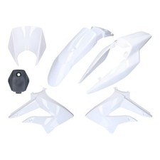 Kit de carénage complet blanc pour Derbi Senda 2011-, Gilera RCR, SMT 2011-