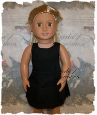 Robe Noire Poupée American Girl Corolle Bella Gégé Gotz Poupée De 35 A 45 cm