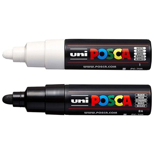 Pc7m posca lot de 2 - posca,