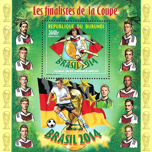 Stamps burundi 2014 perf - burundi,