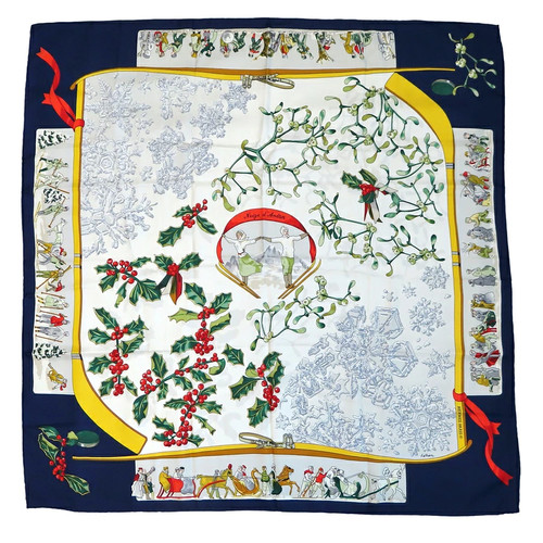 Hermès carre silk scarf - carre, 90