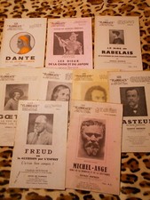 Lot de 9 fascicules « LES
