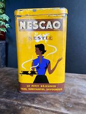 Boite en métal publicitaire Nestlé Nescao-Vintage