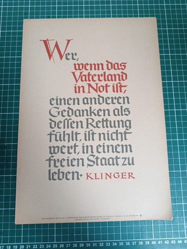 Wochenspruch der nsdap folge - wochenspruch,
