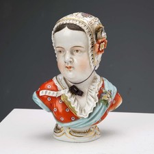 Demi-Buste Ancien Fille en