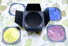 Godox diffuseur grille nid d'abeille porte gélatine.