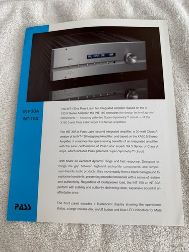 Pass labs int 30a - pass,