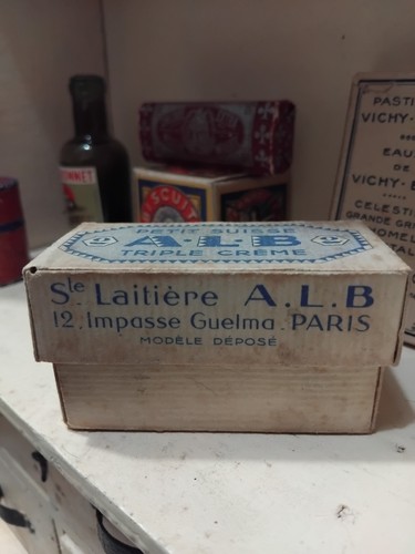 Boite ancienne publicitaire - boite,