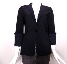 TWIN SET SIMONA BARBIERI veste blazer bleu marine  Taille : S