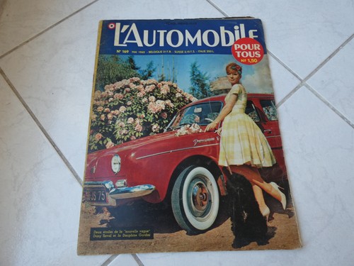 Magazine automobile 169 1960 - magazine, l'automobile