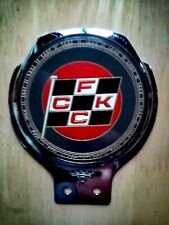 Badge de calandre automobile ancien rare Renamel FCKC. 