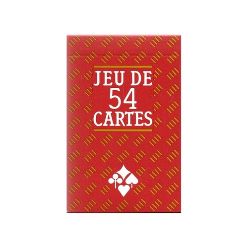 Jeu cartes plastifiees - de, 54