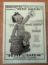 ▬► Publicité - Culotte Petit Bateau - Enfant - Béatrice Mallet  (vert) - RP 113