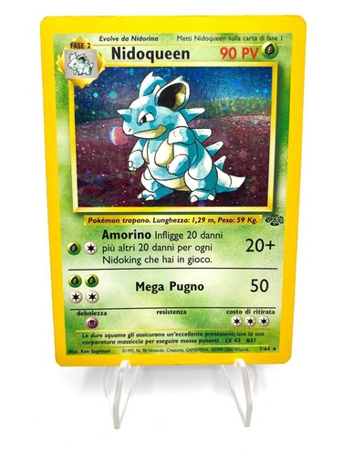 Carte pokémon nidoqueen 64 - nidoqueen, 7/64