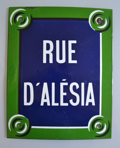 Ancienne plaque tôle - plaque,