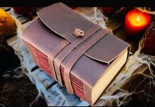 Livre de sorts vierge des ombres, journal Grimoire, carnet d'écriture de voyage,