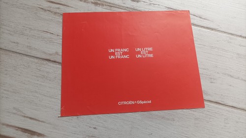 Prospectus brochure citroen - /,