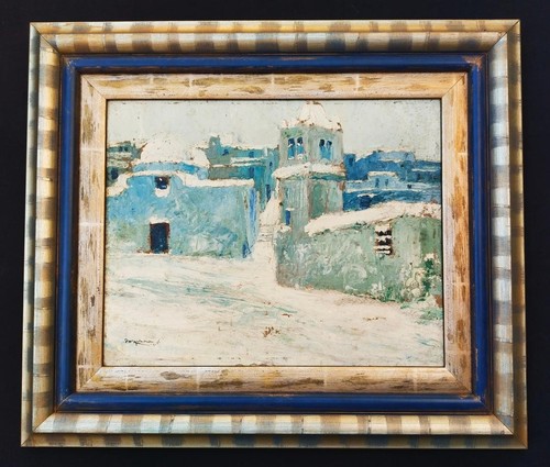 Tunisie tableau 33x41 - cm, neige