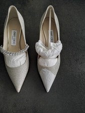 escarpins Jimmy choo bing pump 65 Platine givré avec cristaux. Jamais portés.