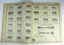 Ancien catalogue vélo ancien pièces détachées accessoires old bike 1950-1952 NOS