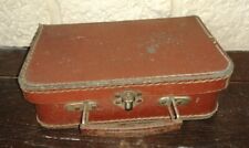 CONF- Petite Valisette de Poupée en carton marron 7 x 14 x 22cm Années 50