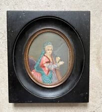 Miniature XIXème - Femme à