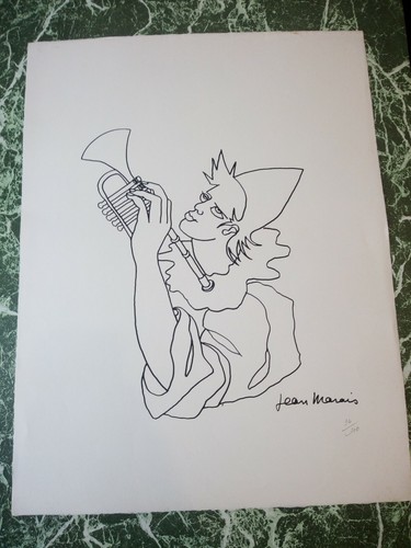 Jean marais lithographie - ,