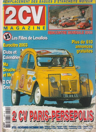 2cv magazine mondiale - 2cv, n°35