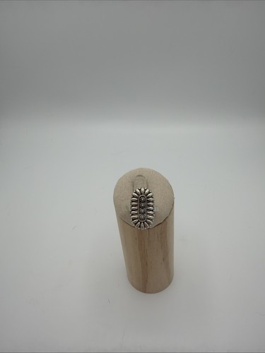 Bague argentée ovale - bague,
