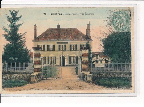 Contres gendarmerie vue - contres, :