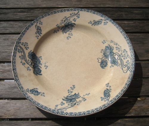 Ancien plat rond - ancien, en