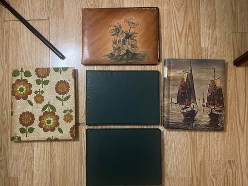 Lot albums photos anciens - albums,