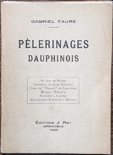 Gabriel faure pèlerinages - faure.,