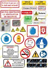 Planche A4 VASP pour fourgon