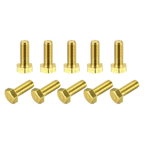Laiton hexagon boulon m6x16mm - laiton,