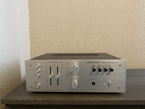 Scott 407 stereo amplifier - scott,
