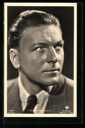 Carte postale acteur heinz - acteur,