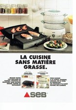 PUBLICITE ADVERTISING 126  1995  Seb  vitasaveur 650 & quick grill