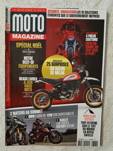 Moto magazine 333 2016 - n°333, 12/2016