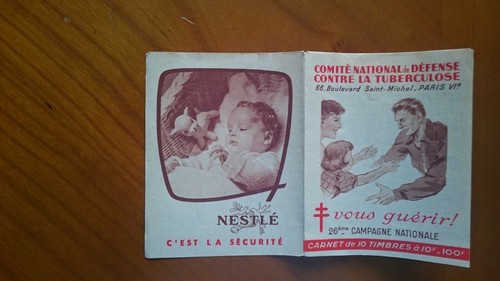 1956 carnet 10 timbres - carnet, de