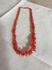 COLLIER EN CORAIL ROUGE DE