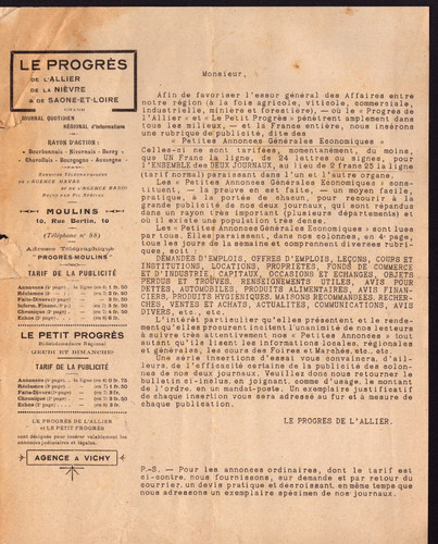 Vichy moulins - &,