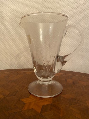 Ancien broc carafe cristal - ancien,