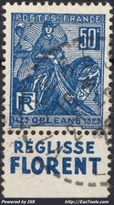 FRANCE N° 257 AVEC BANDELETTE