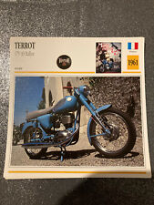 CARTE FICHE MOTO collection